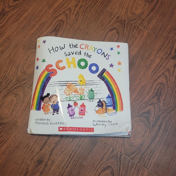 How the crayons saved the school book - Picture 1 of 4
